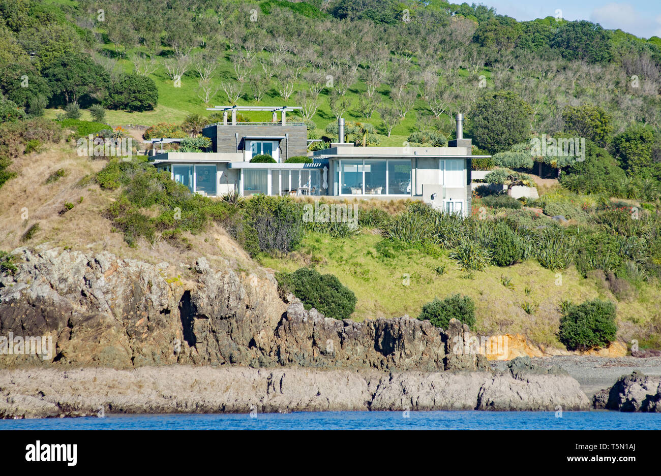 Mansions of Waiheke Island Stock Photo Alamy