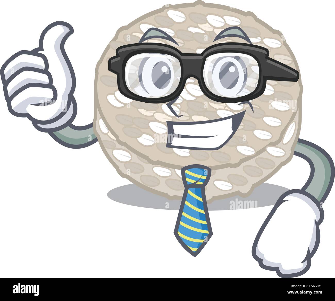 Businessman rice cakes in the cartoon shape Stock Vector Image & Art