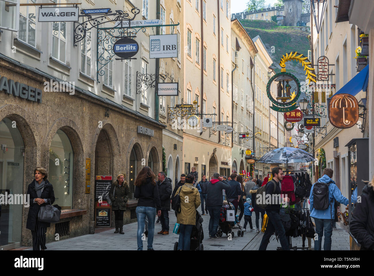 Getreidegasse austria hi-res stock photography and images - Alamy