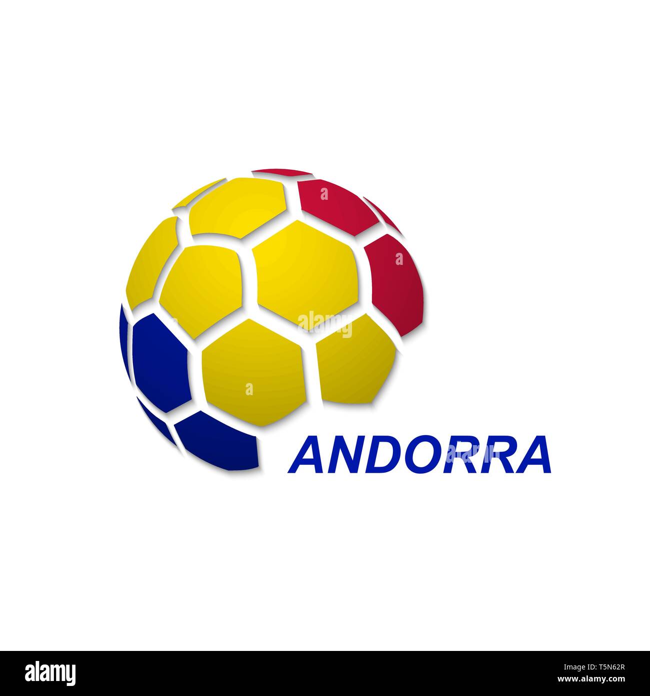 Football banner. Vector illustration of abstract soccer ball with