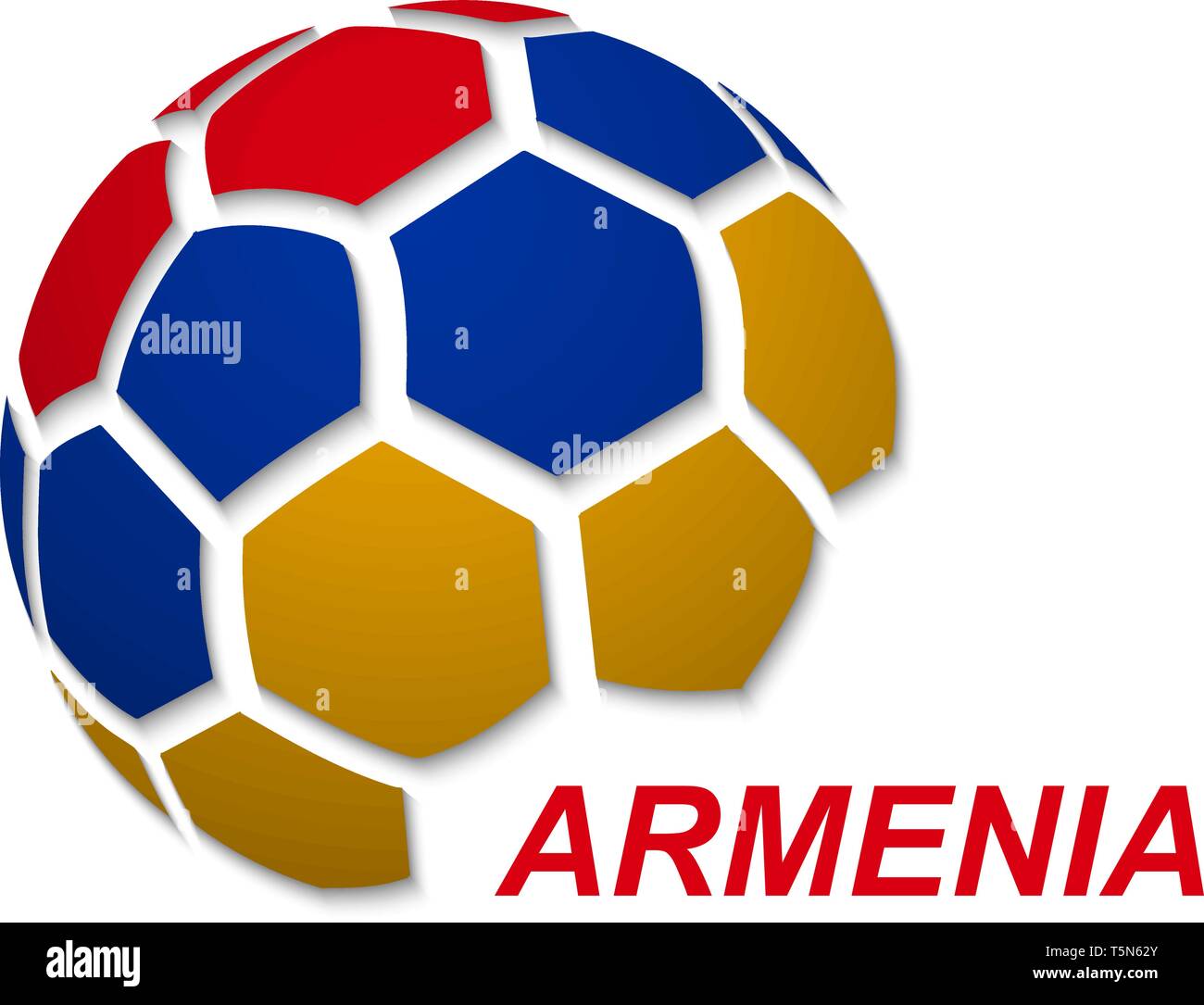Armenian Flag for Keychain 3 color Soccer ball soccer ball armenia small 