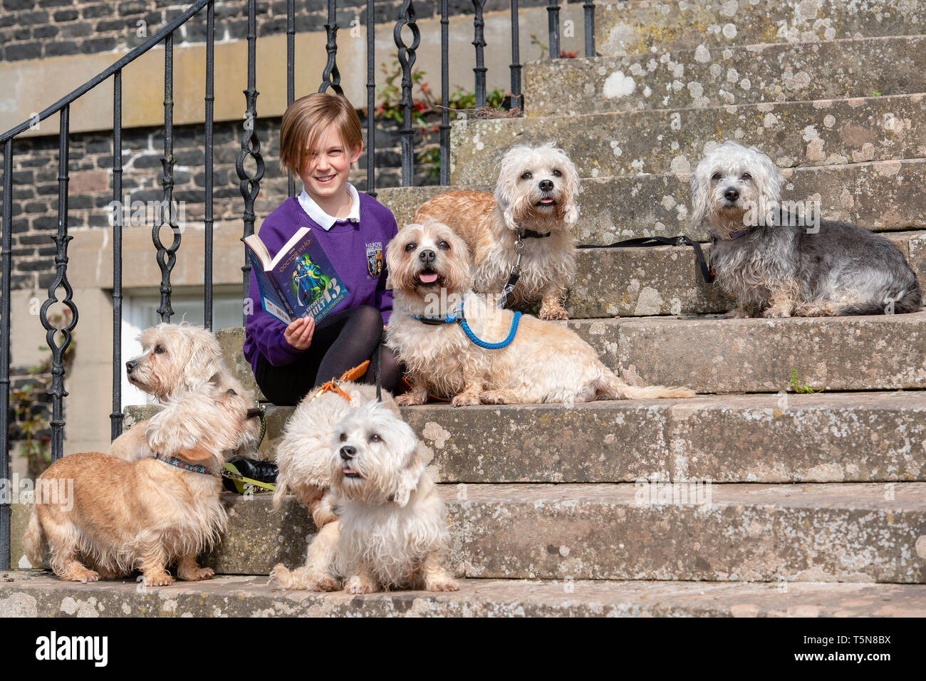 Pictured Eildh Darlow 11  Embargoed until 10am Tuesday 23rd April 2019  Sporting legends and inspiring women are the class of 20 Stock Photo