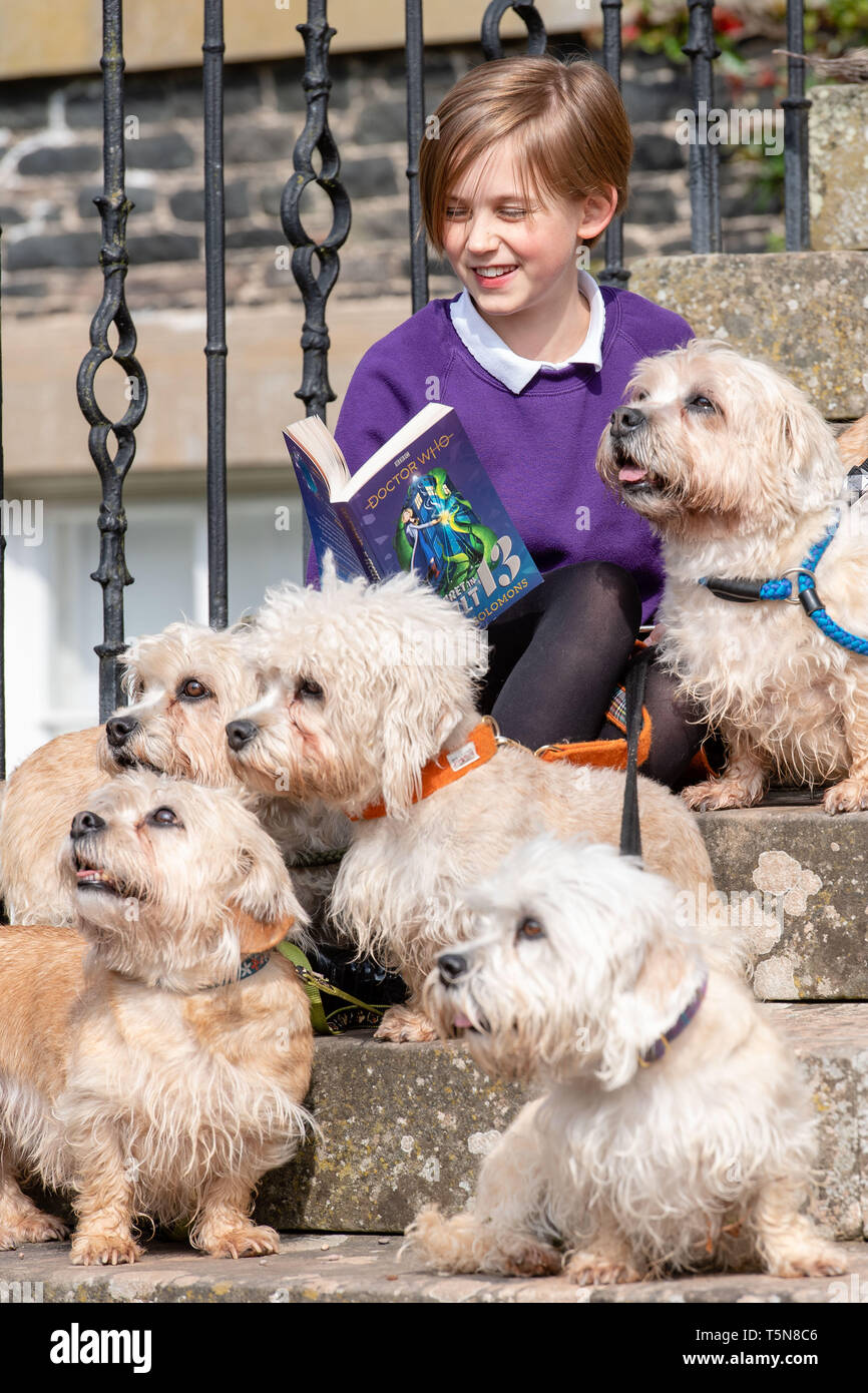 Pictured Eildh Darlow 11  Embargoed until 10am Tuesday 23rd April 2019  Sporting legends and inspiring women are the class of 20 Stock Photo