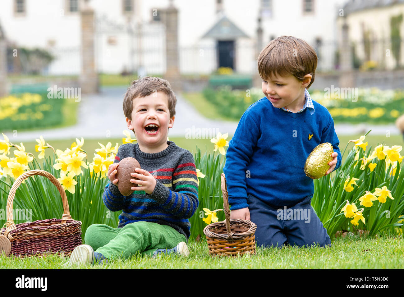 Traquair Easter Stock Photo