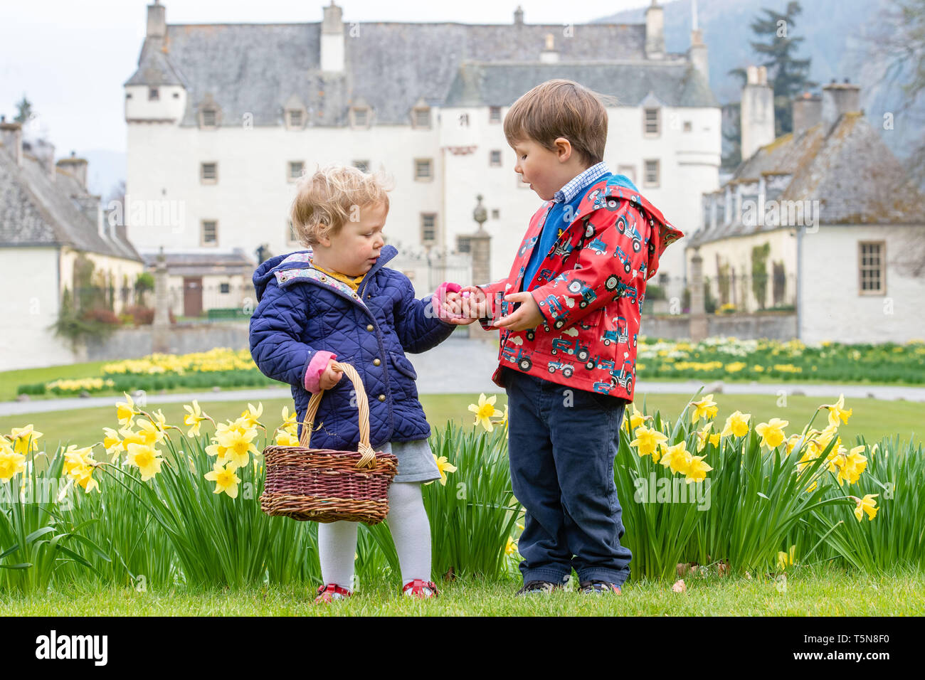 Traquair Easter Stock Photo
