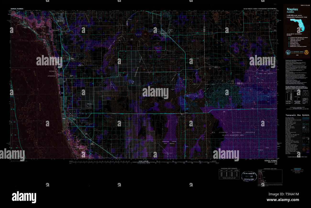 Naples florida map hires stock photography and images Alamy