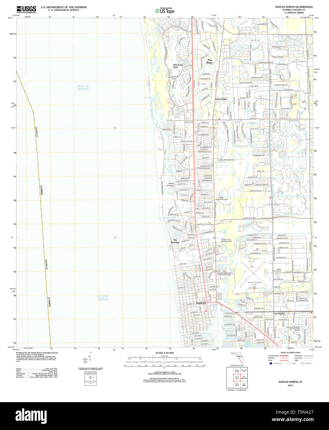 Naples florida map hires stock photography and images Alamy