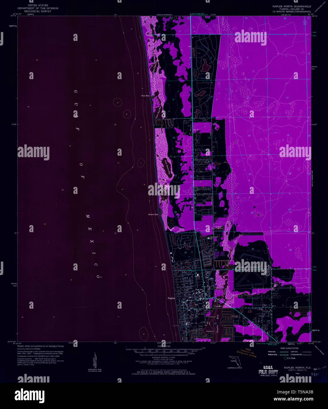 Naples florida map hires stock photography and images Alamy