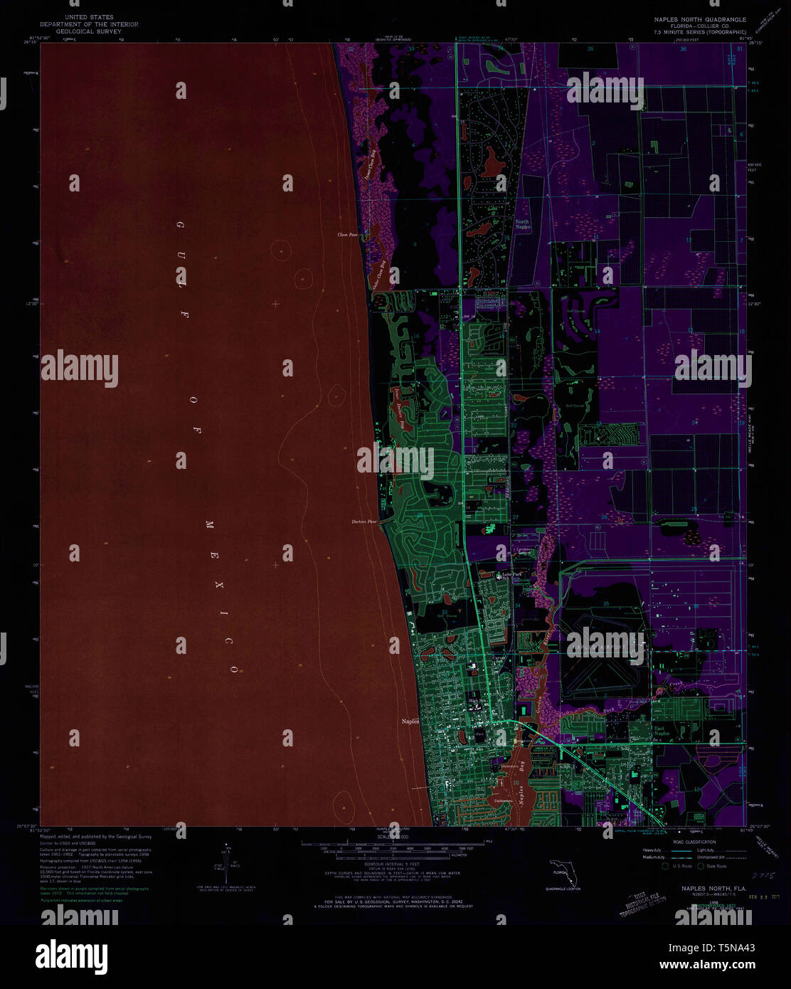 Naples florida map hires stock photography and images Alamy