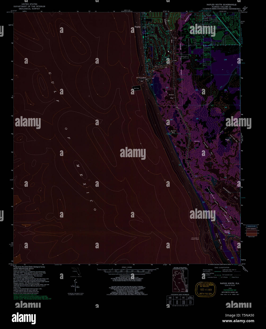 Naples florida map hires stock photography and images Alamy