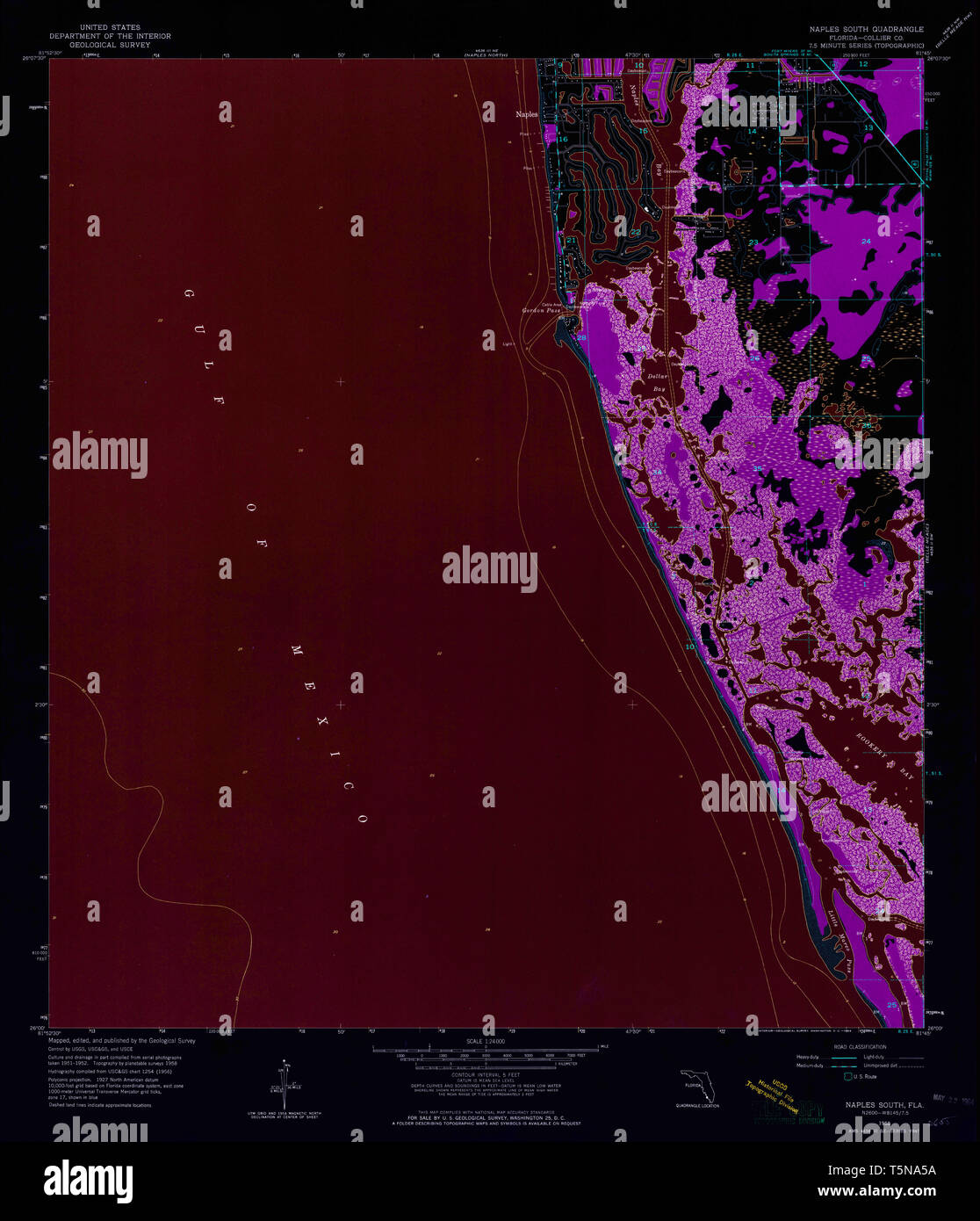 Naples florida map hires stock photography and images Alamy