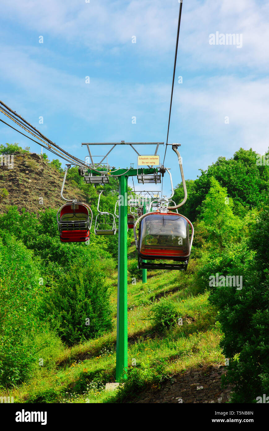 Cable car railway in ski hi-res stock photography and images - Alamy