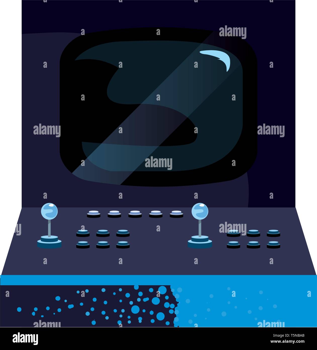 Arcade Machine Video Game Retro Vector Illustration Design