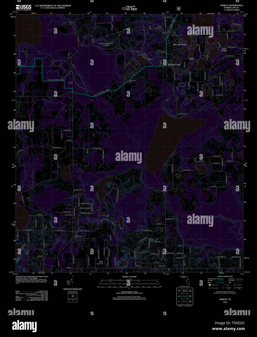 Map of paisley hires stock photography and images Alamy