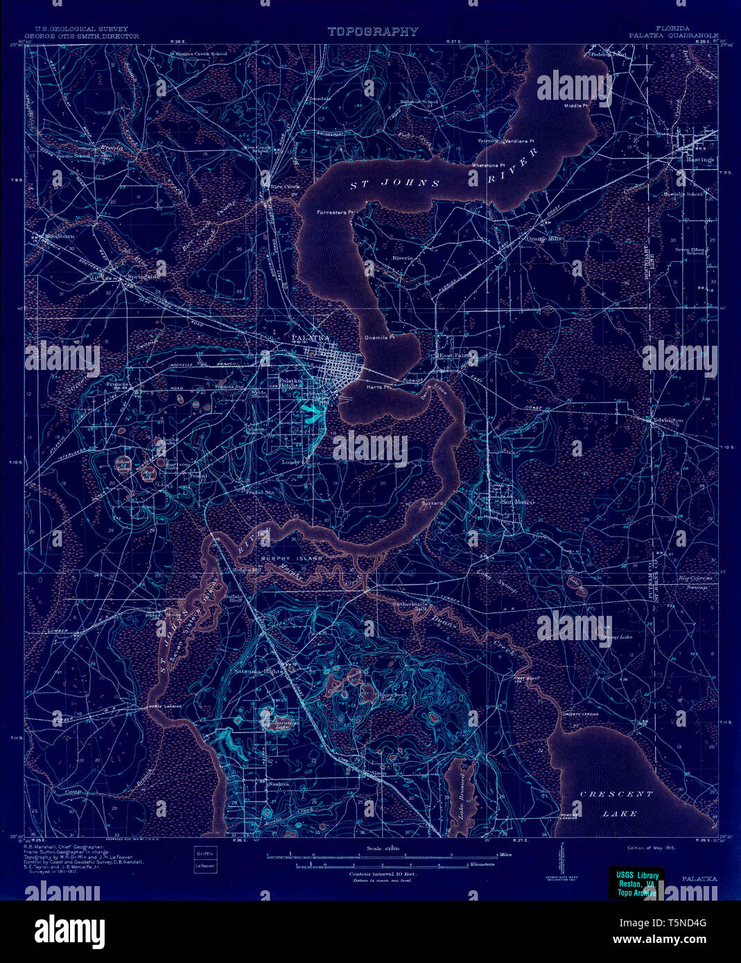 Palatka florida map hires stock photography and images Alamy