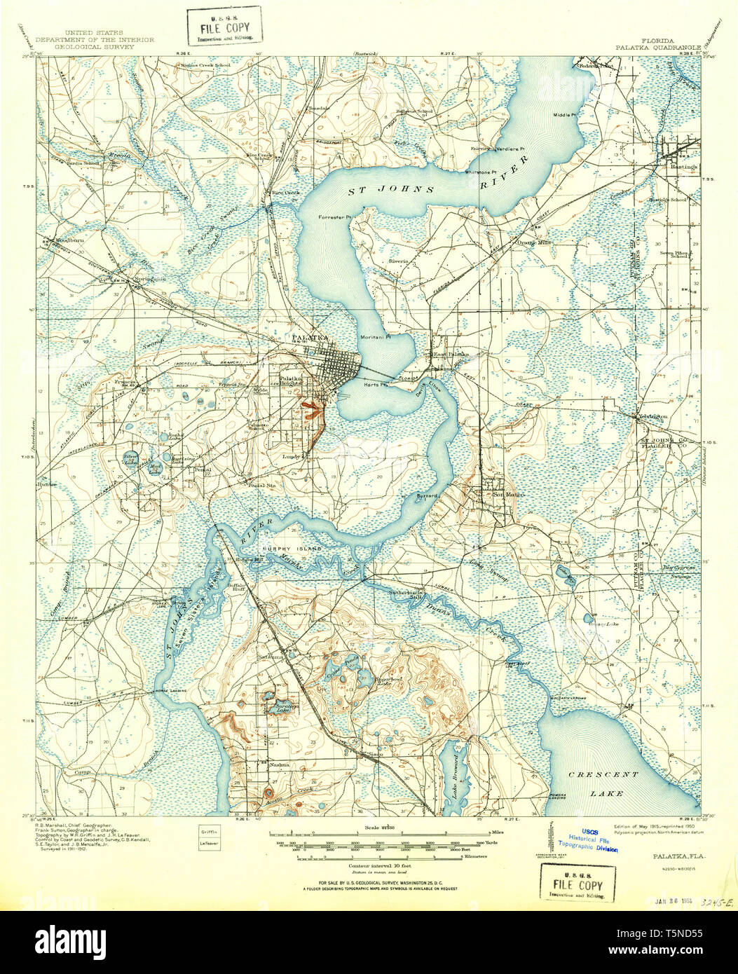 Map of palatka hires stock photography and images Alamy