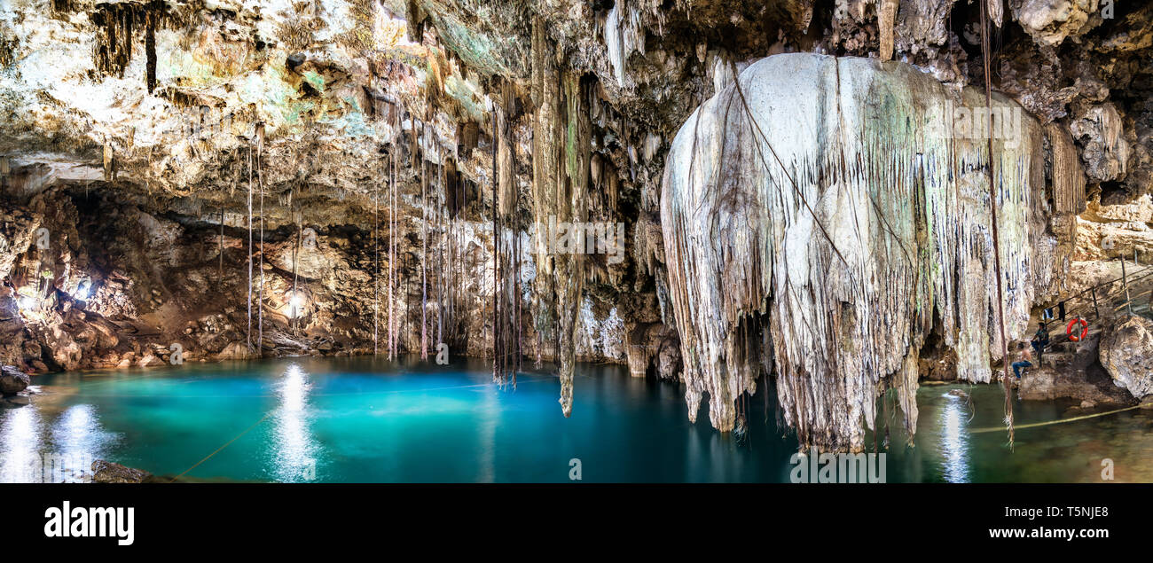 Yucatan cenote swimming hi-res stock photography and images - Alamy