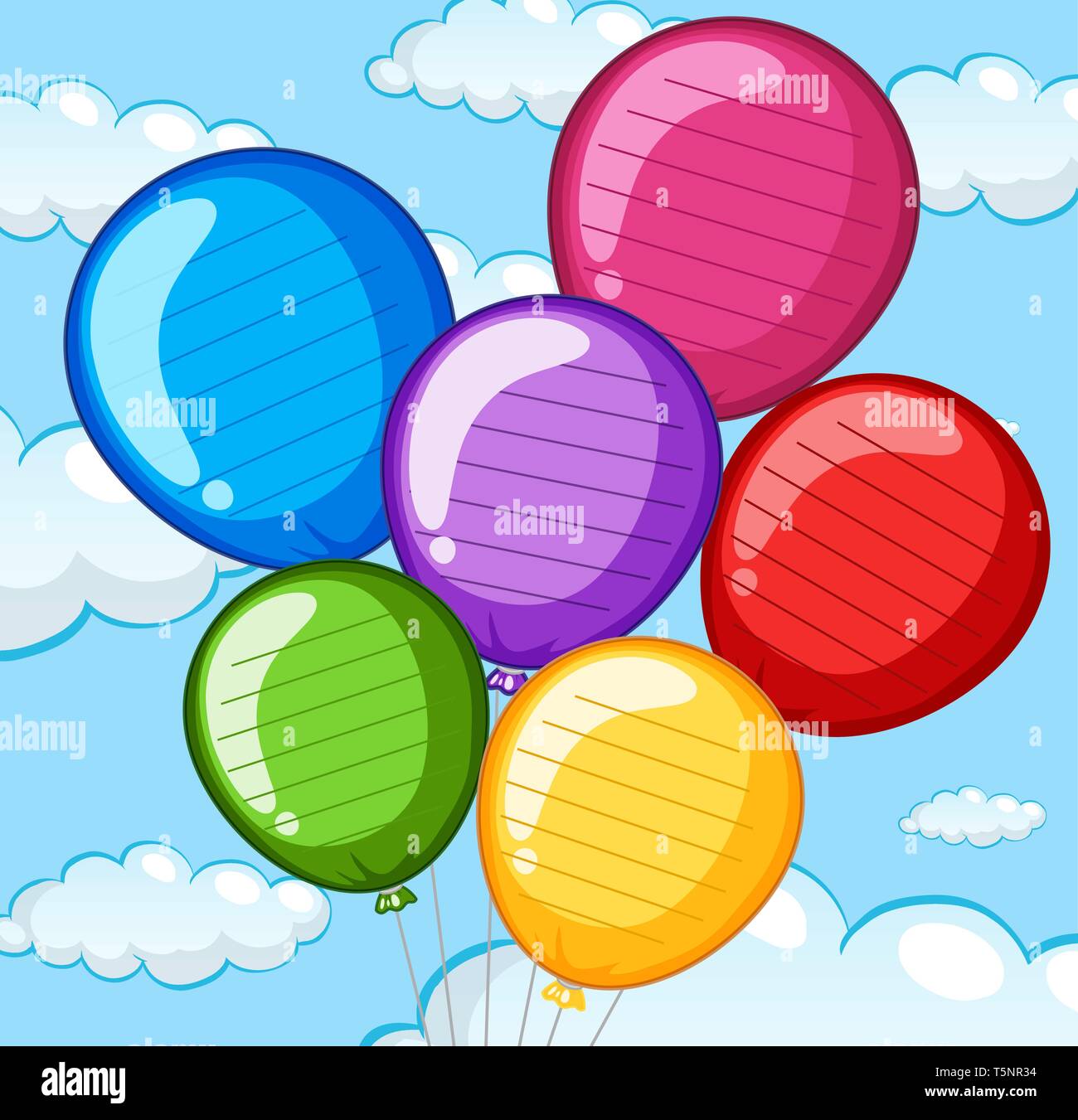 Group picture with balloons hi-res stock photography and images - Alamy