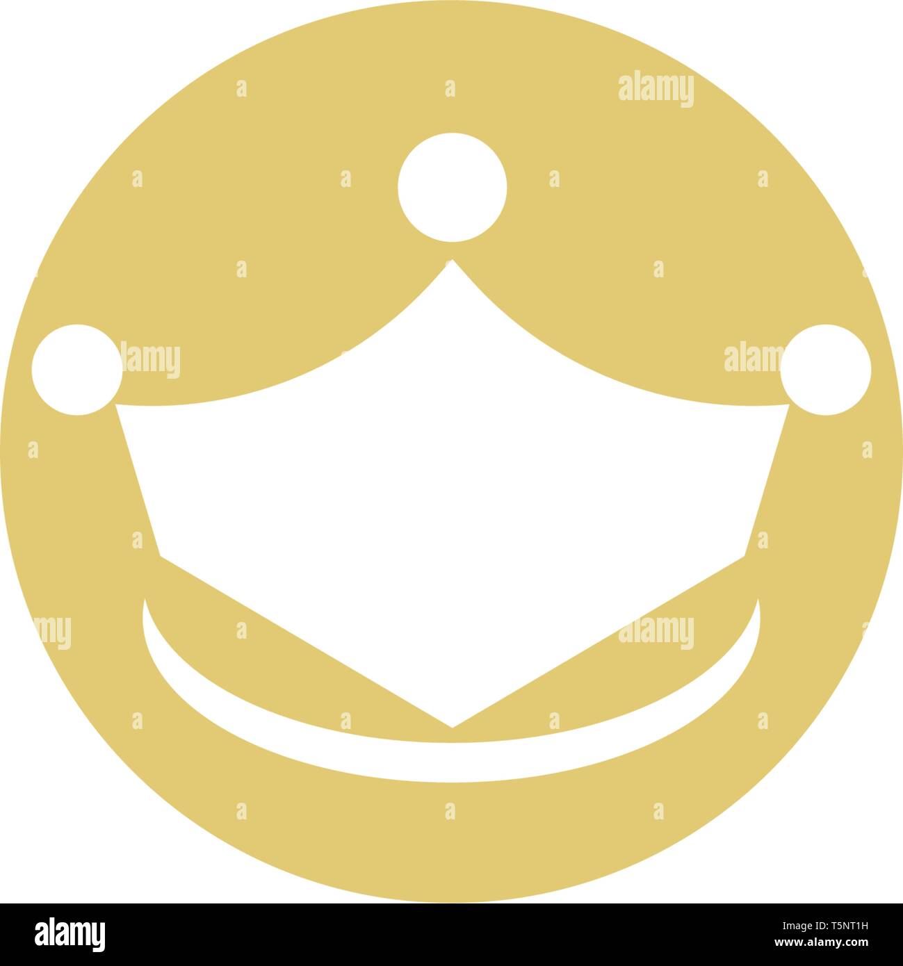 Crown Logo Template vector illustration - Vector Stock Vector