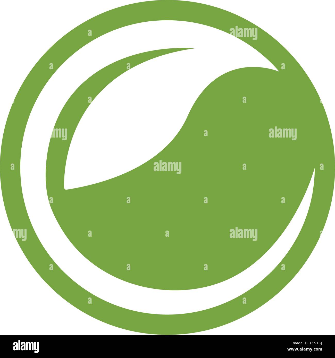 C Letter Logos of green Tree leaf ecology nature element vector Stock ...