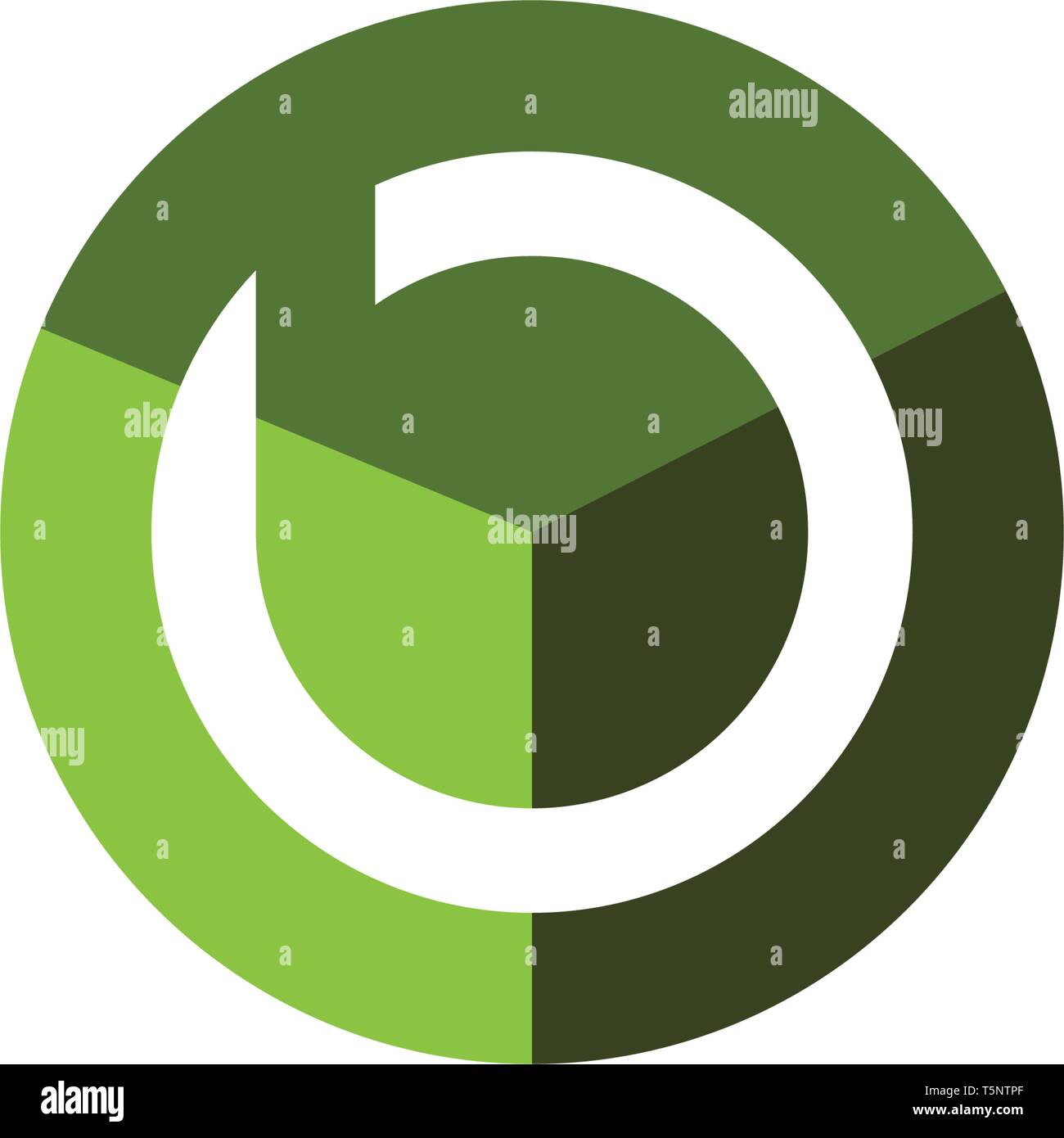 P Logo circle illustration Icon Vector Template - Vector Stock Vector ...