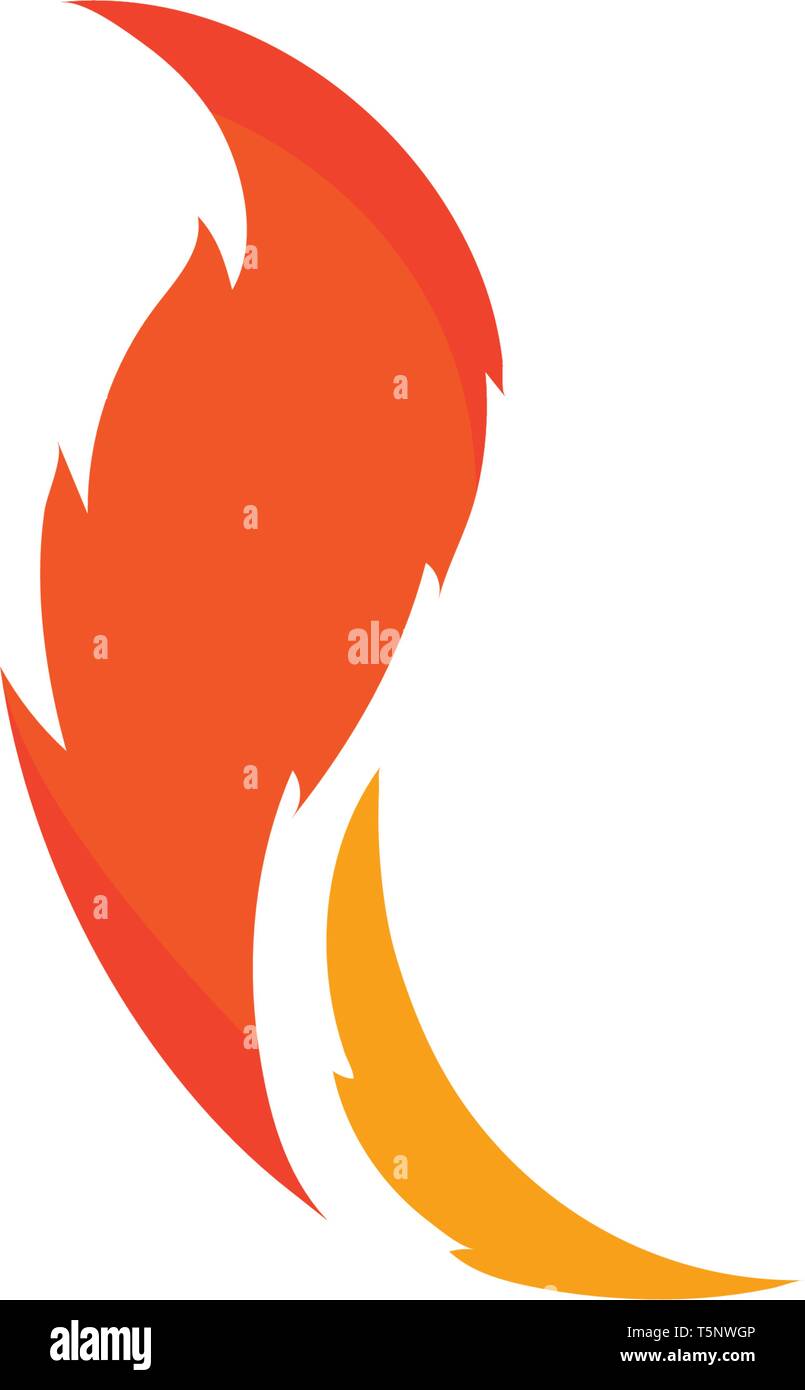 Fire flame Logo Template vector icon Oil, gas and energy logo concept Stock Vector