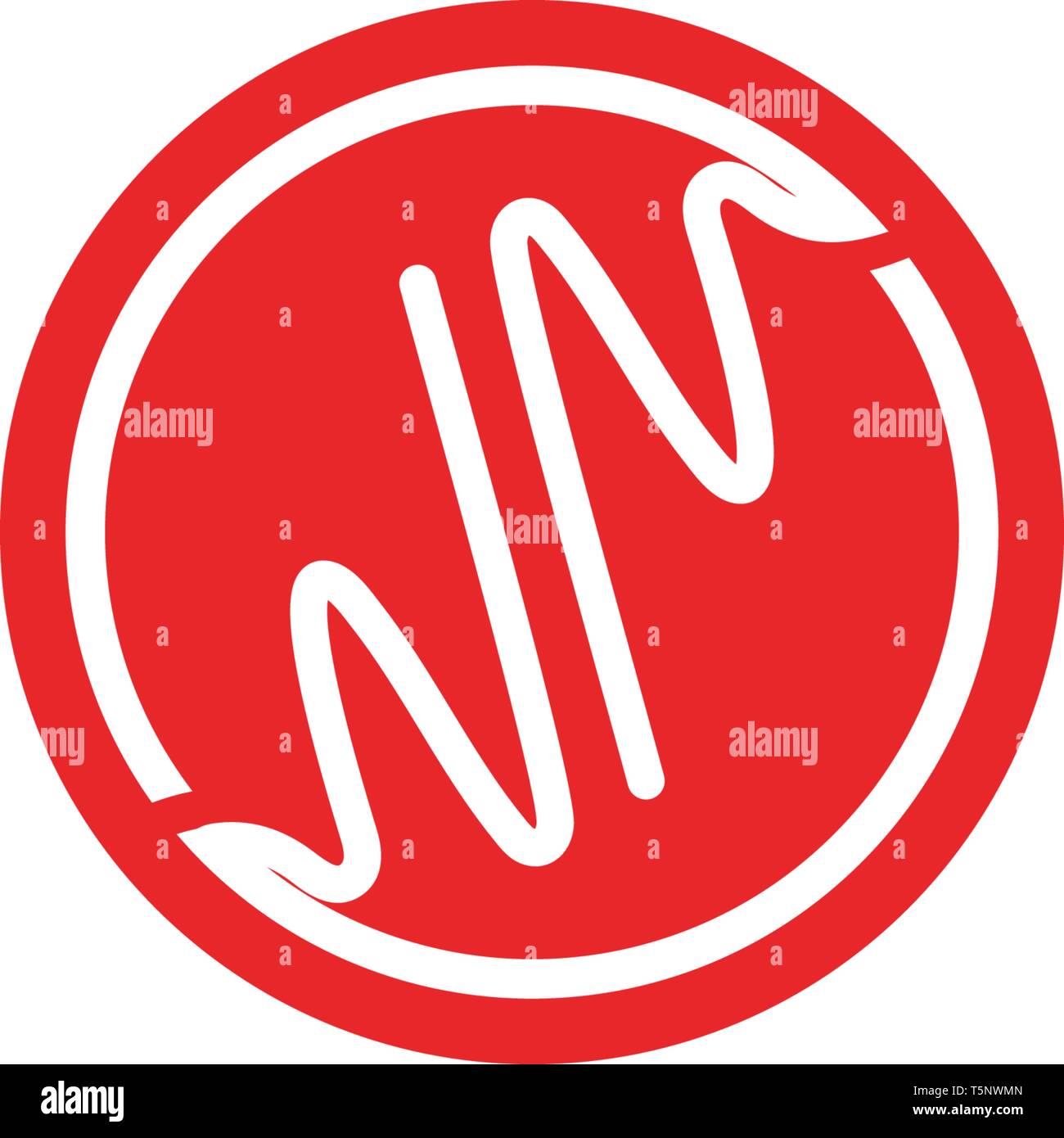 Heart beat hospital line logo vector Stock Vector Image & Art - Alamy