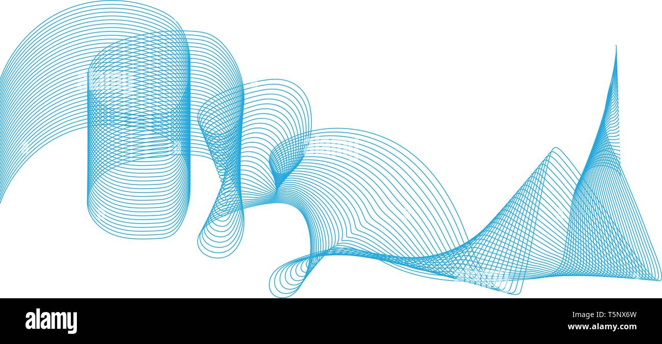 Wave line illustration vector Stock Vector Image & Art - Alamy
