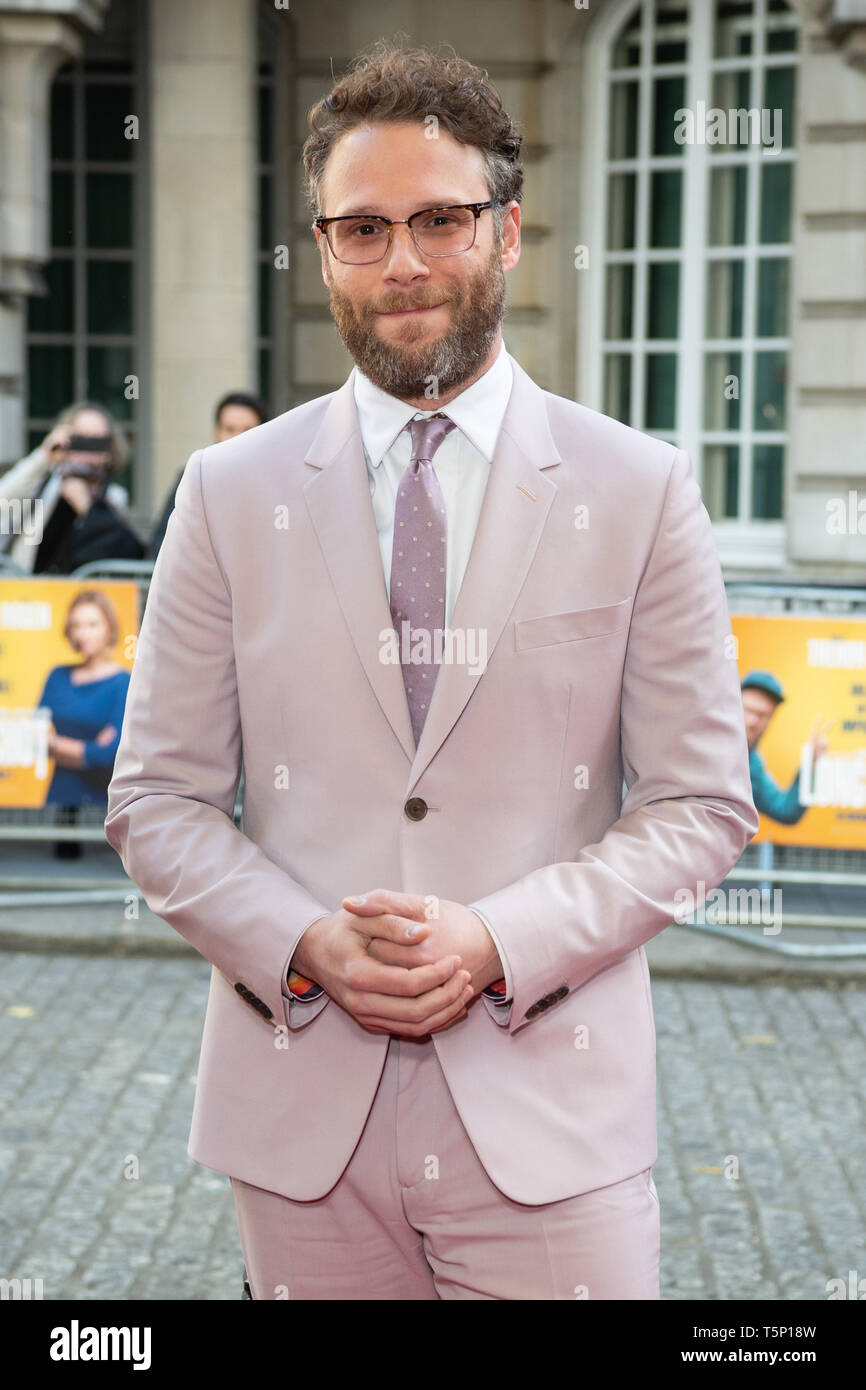 Seth Rogen attending the Long Shot Screening held at the Curzon Mayfair, London. Stock Photo