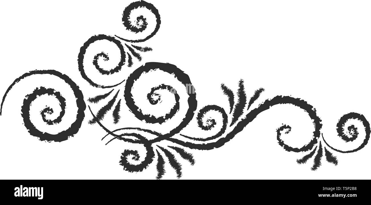 Vector ornamental floral element Stock Vector Image & Art - Alamy