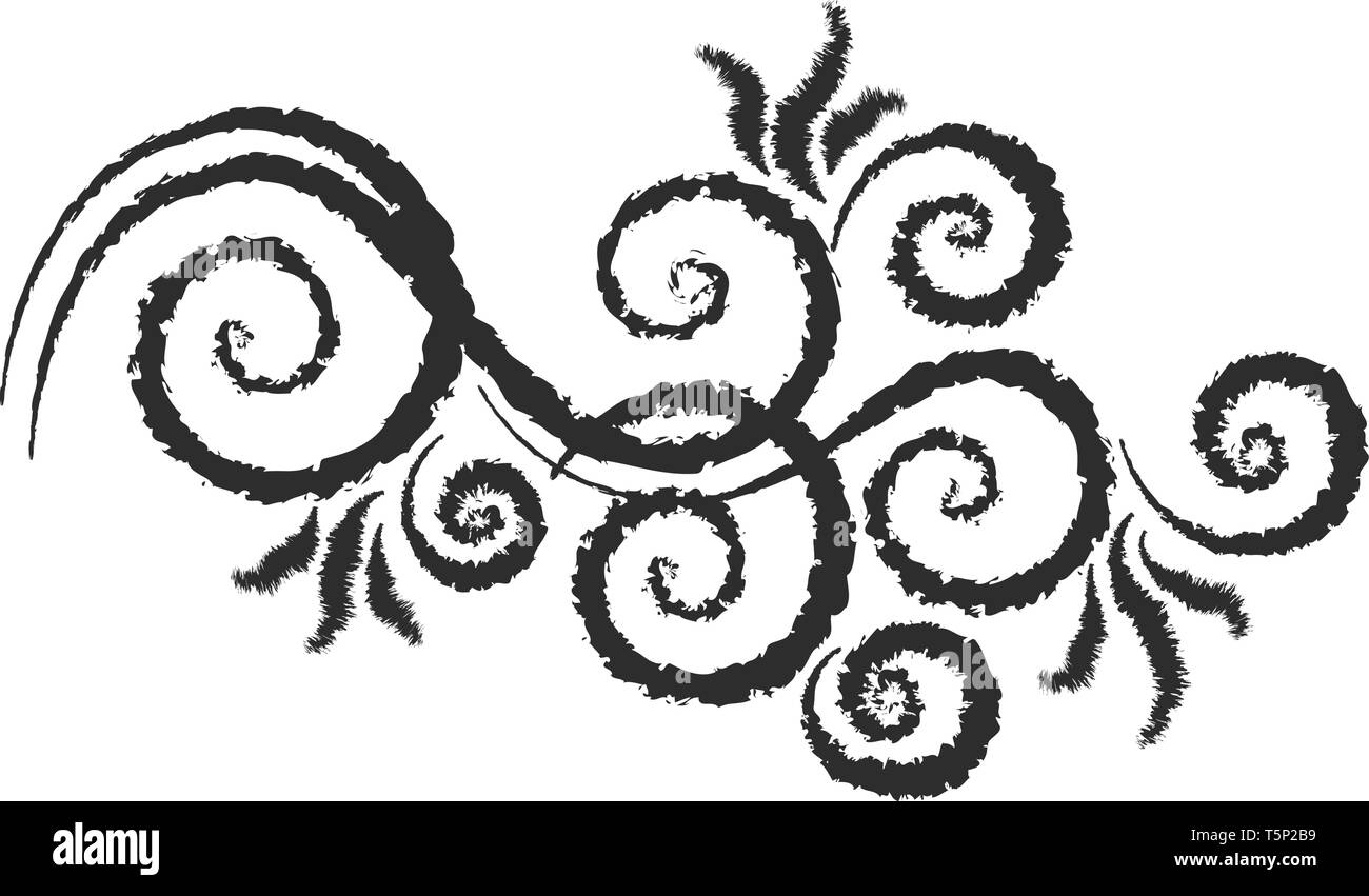 Vector ornamental floral element Stock Vector Image & Art - Alamy