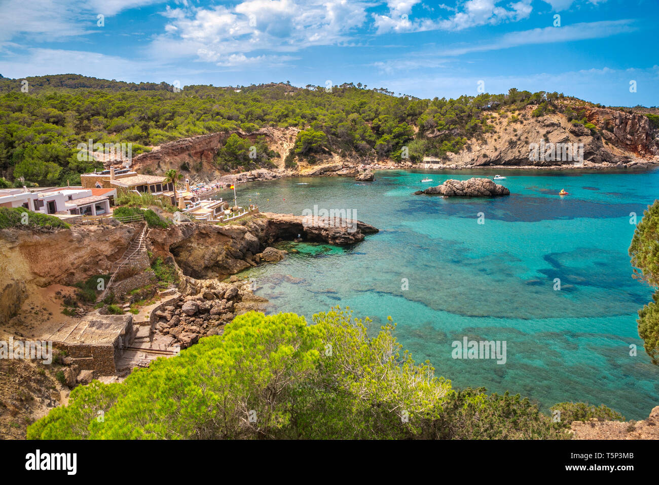 Cala Xarraca Beach. Sant Joan de Labritja. Ibiza Island. Balearic. Islands. Spain Stock Photo