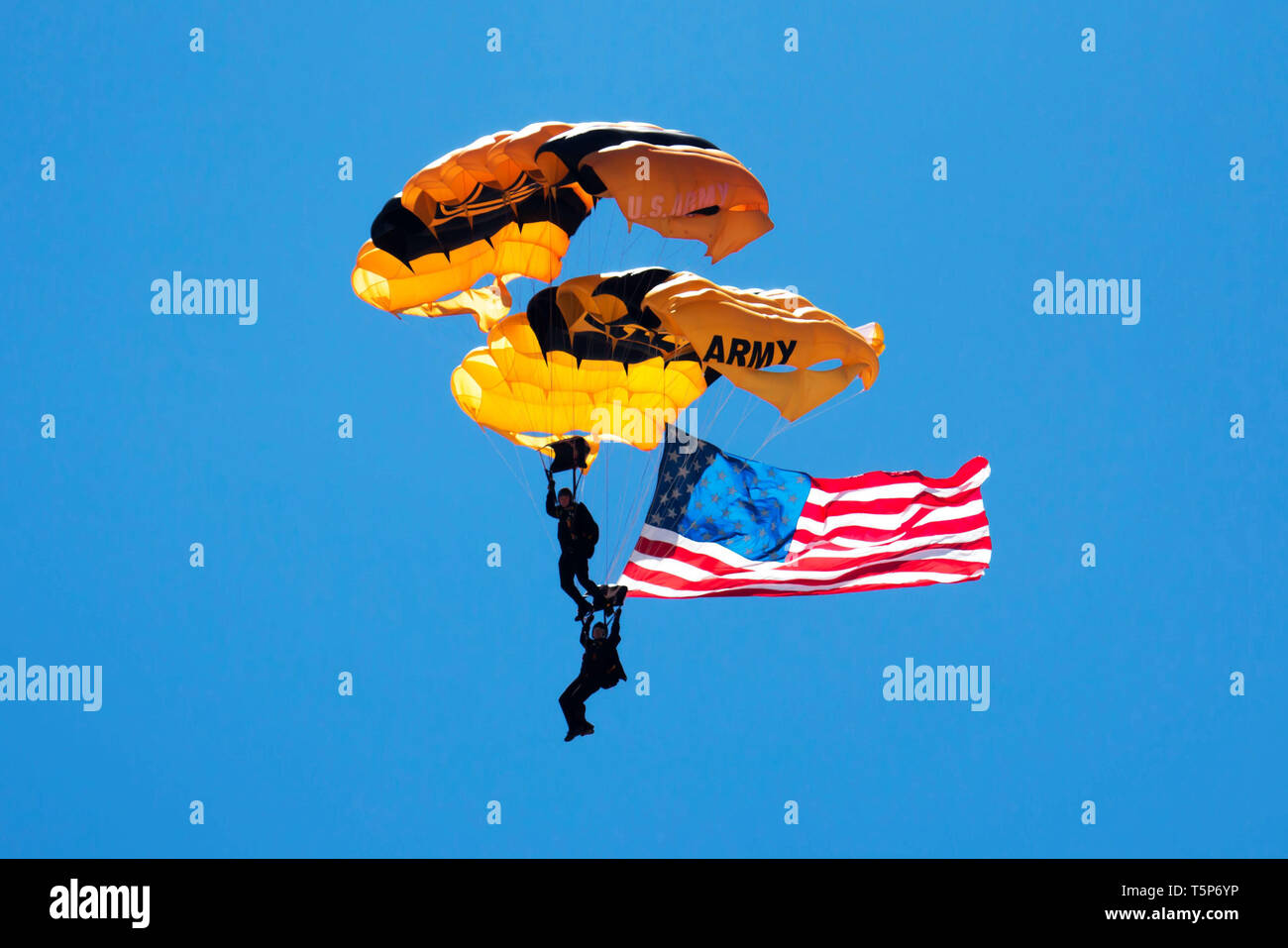 Wantagh, NY, United States 26 May 2017 US Army paratroopers carrying