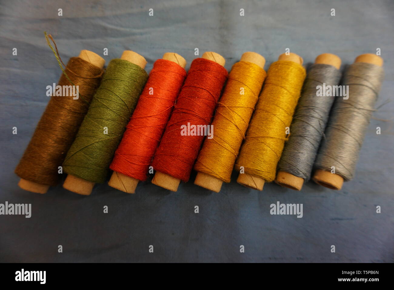 Dyed Linen Thread
