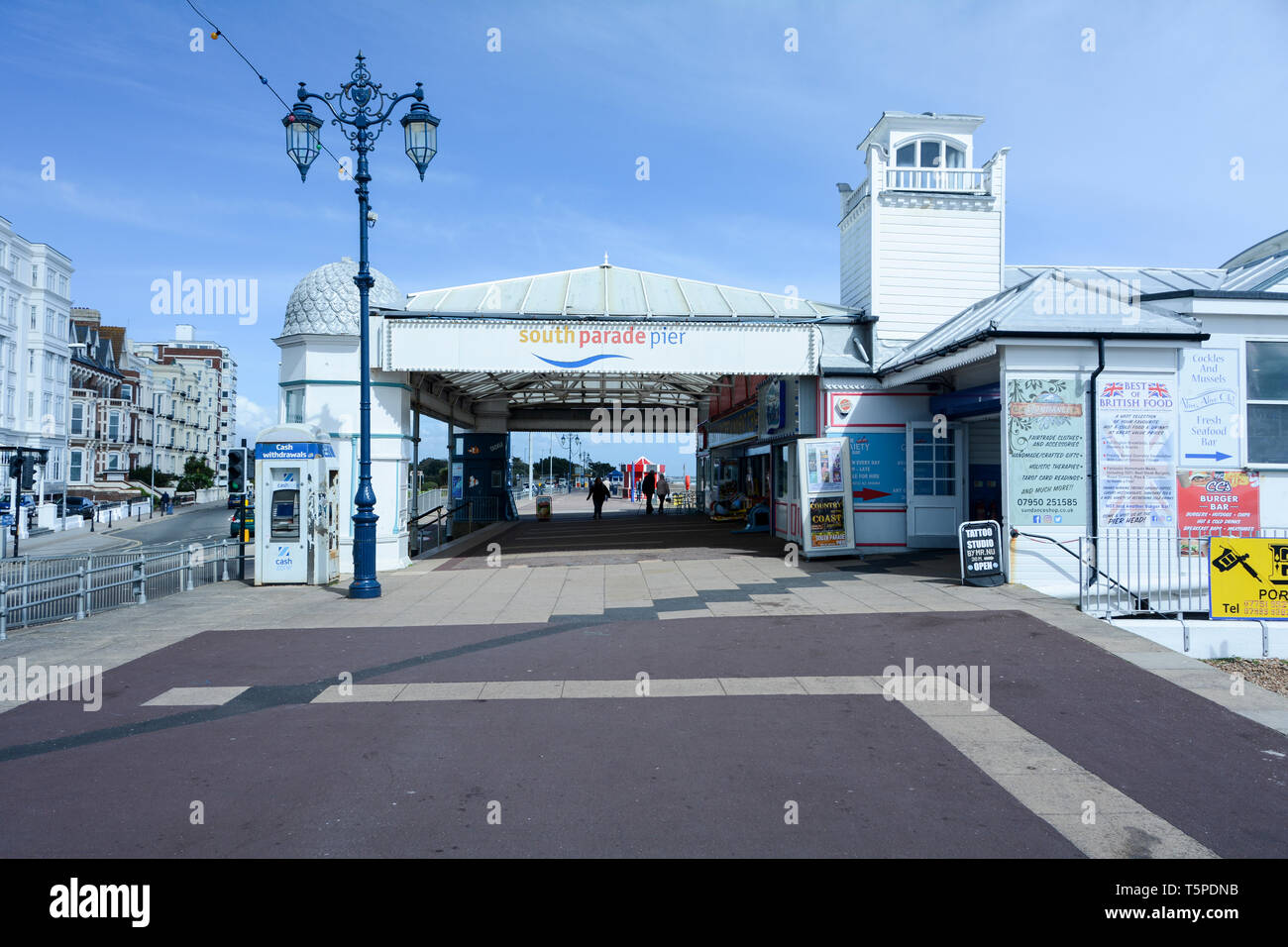 South Parade Pier, Southsea, Hampshire, England, UK Stock Photo