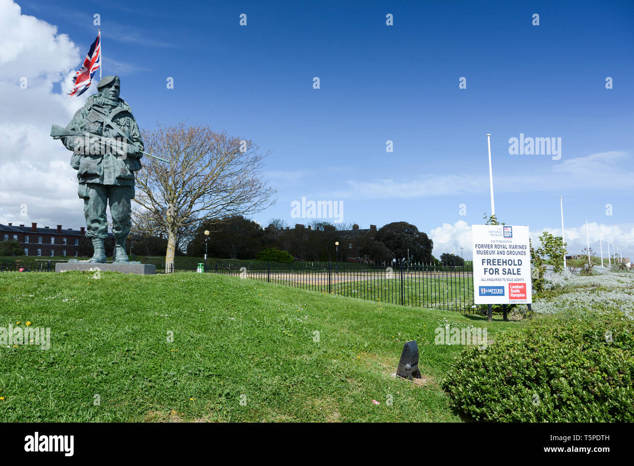 Yomper statue royal marines museum hires stock photography and images