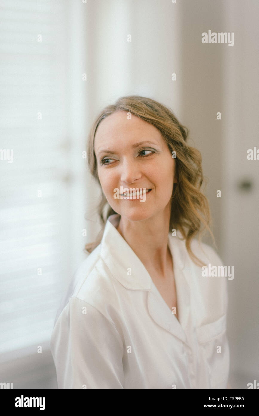 Smiling young woman Stock Photo