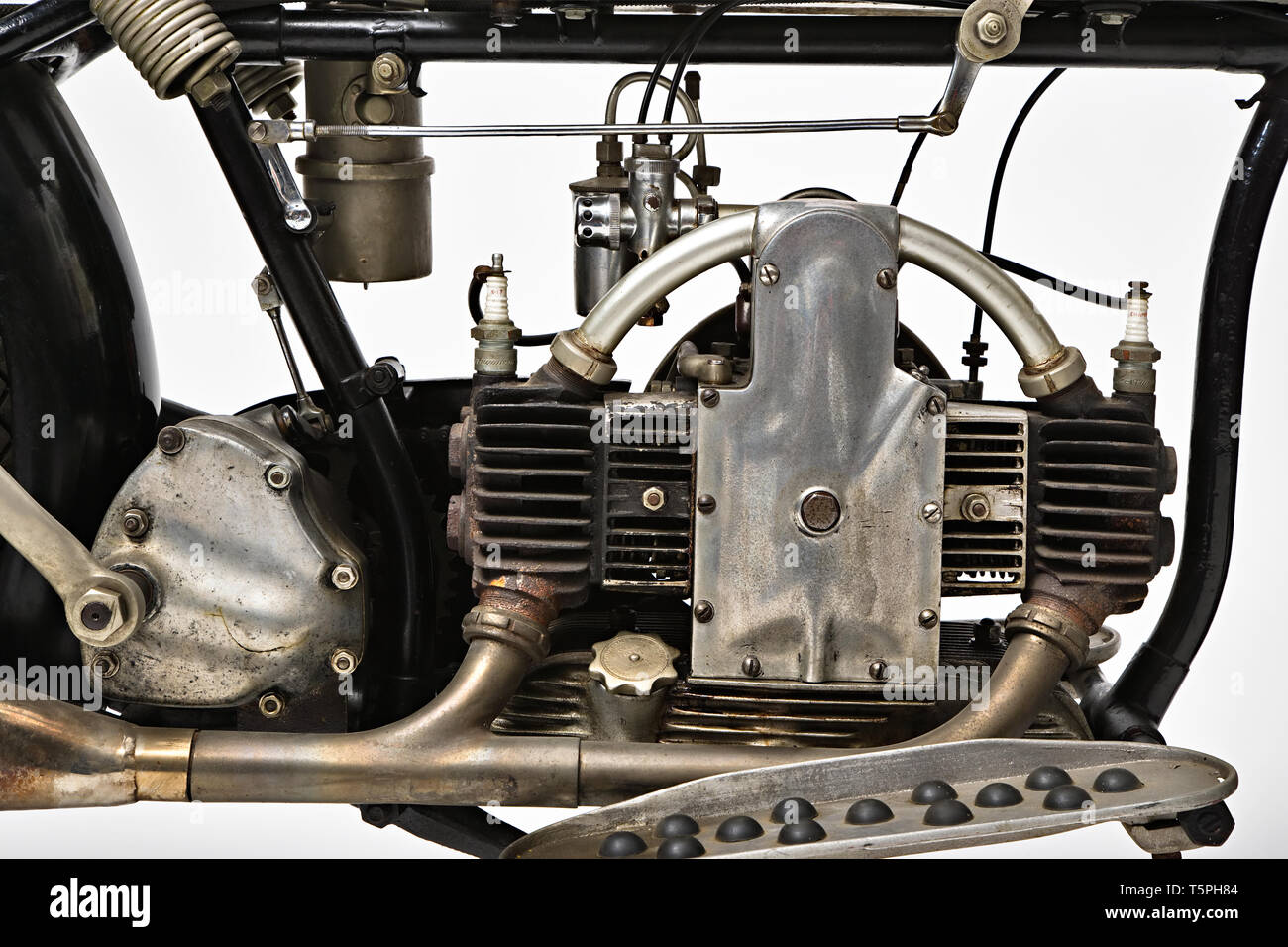 Moto d'epoca Douglas EW 350. Motore. Marca: Douglas modello: EW 350 nazione: Regno Unito - Bristol anno: 1930 condizioni: restaurata ci Stock Photo