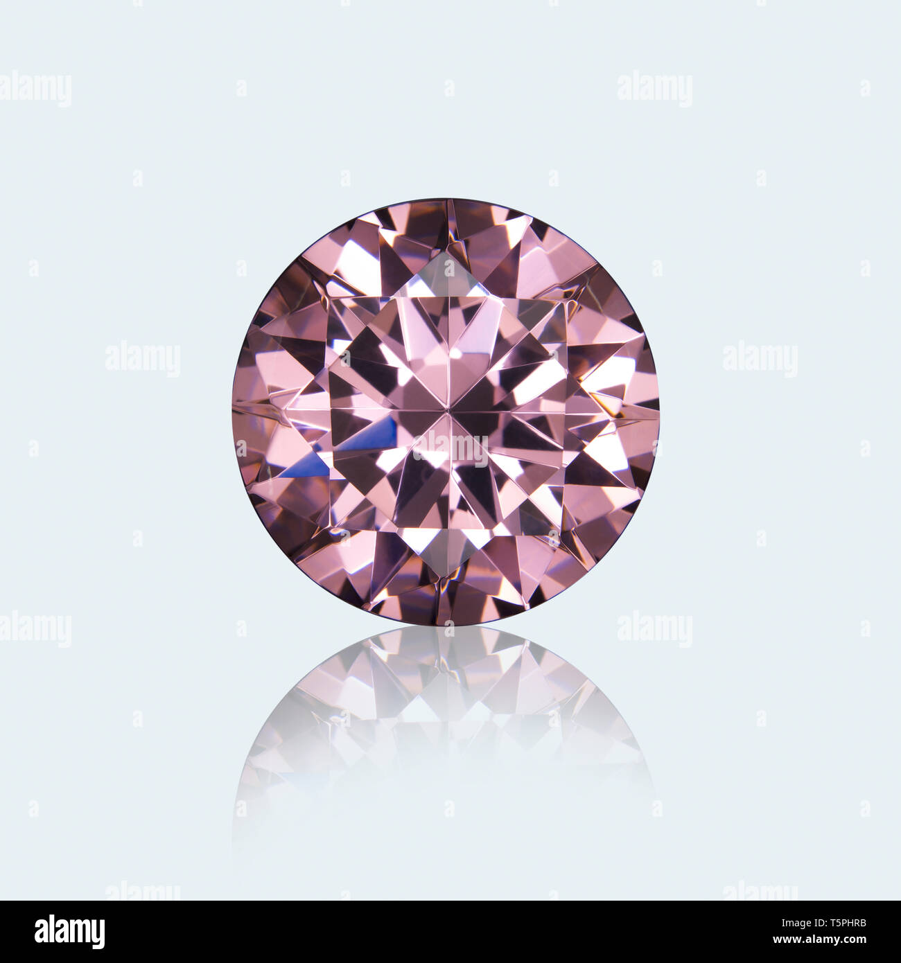 Round cut Gemstone, Fancy Diamond, Pink Sapphire, Fancy Diamond Gemstone, Pink Sapphire Gemstone, Round Cut Fancy Diamond, Round cut Pink Sapphire Stock Photo