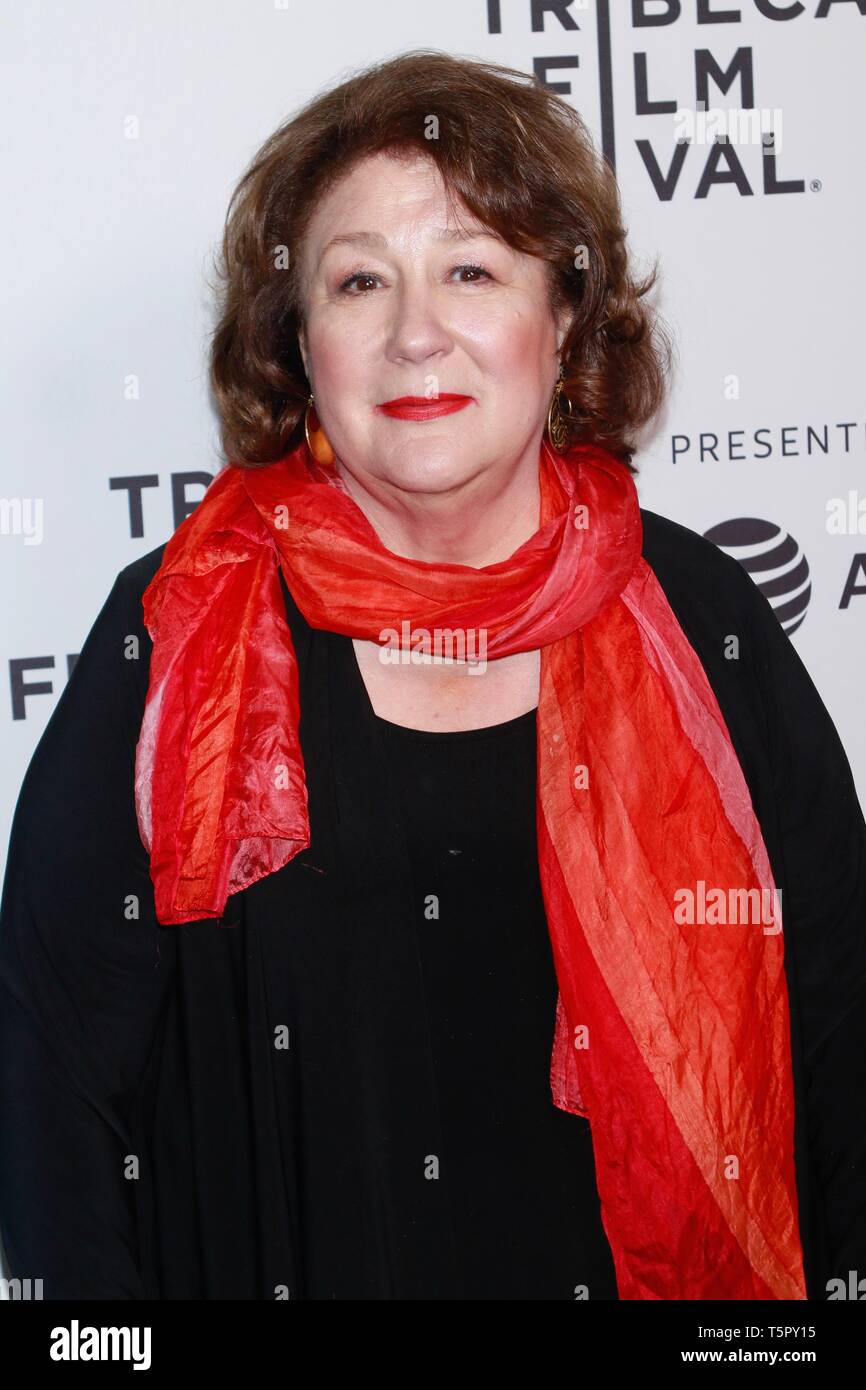New York, NY, USA. 26th Apr, 2019. Margo Martindale at the World Premiere of “Blow The Man Down” during the 2019 Tribeca Film Festival at SVA Theater on April 26, 2019 in New York City. Credit: Diego Corredor/Media Punch/Alamy Live News Stock Photo