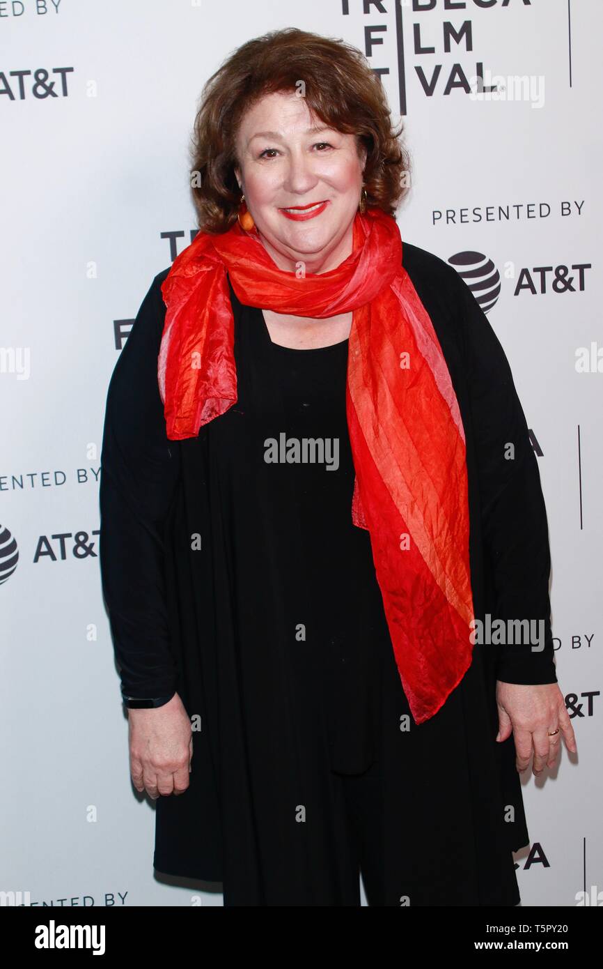 New York, NY, USA. 26th Apr, 2019. Margo Martindale at the World Premiere of “Blow The Man Down” during the 2019 Tribeca Film Festival at SVA Theater on April 26, 2019 in New York City. Credit: Diego Corredor/Media Punch/Alamy Live News Stock Photo