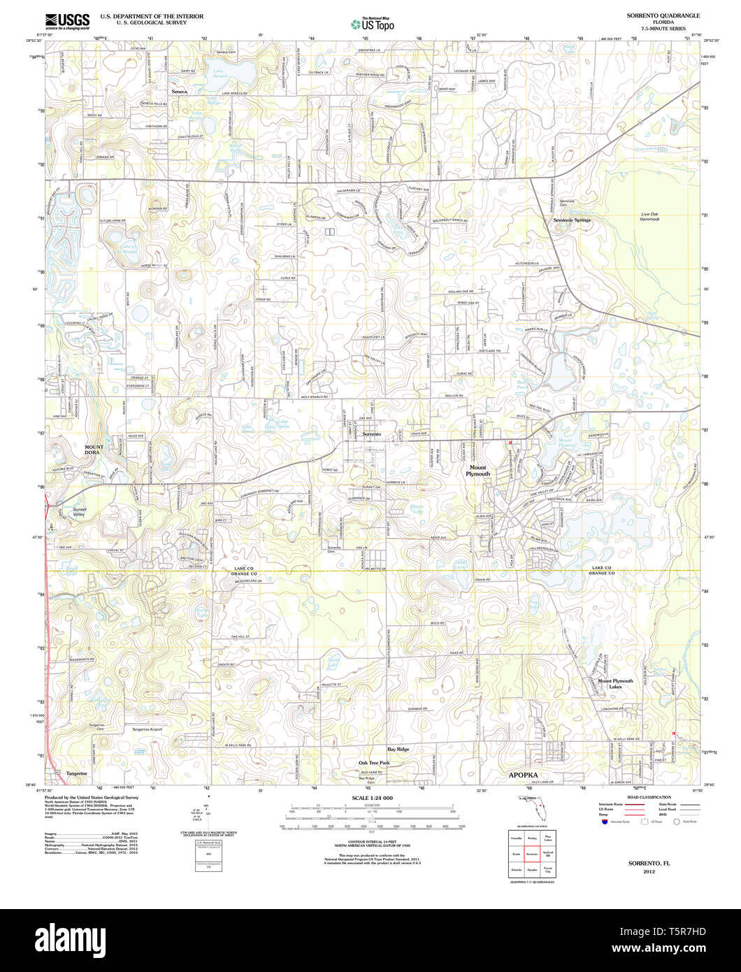 Map of sorrento hires stock photography and images Alamy