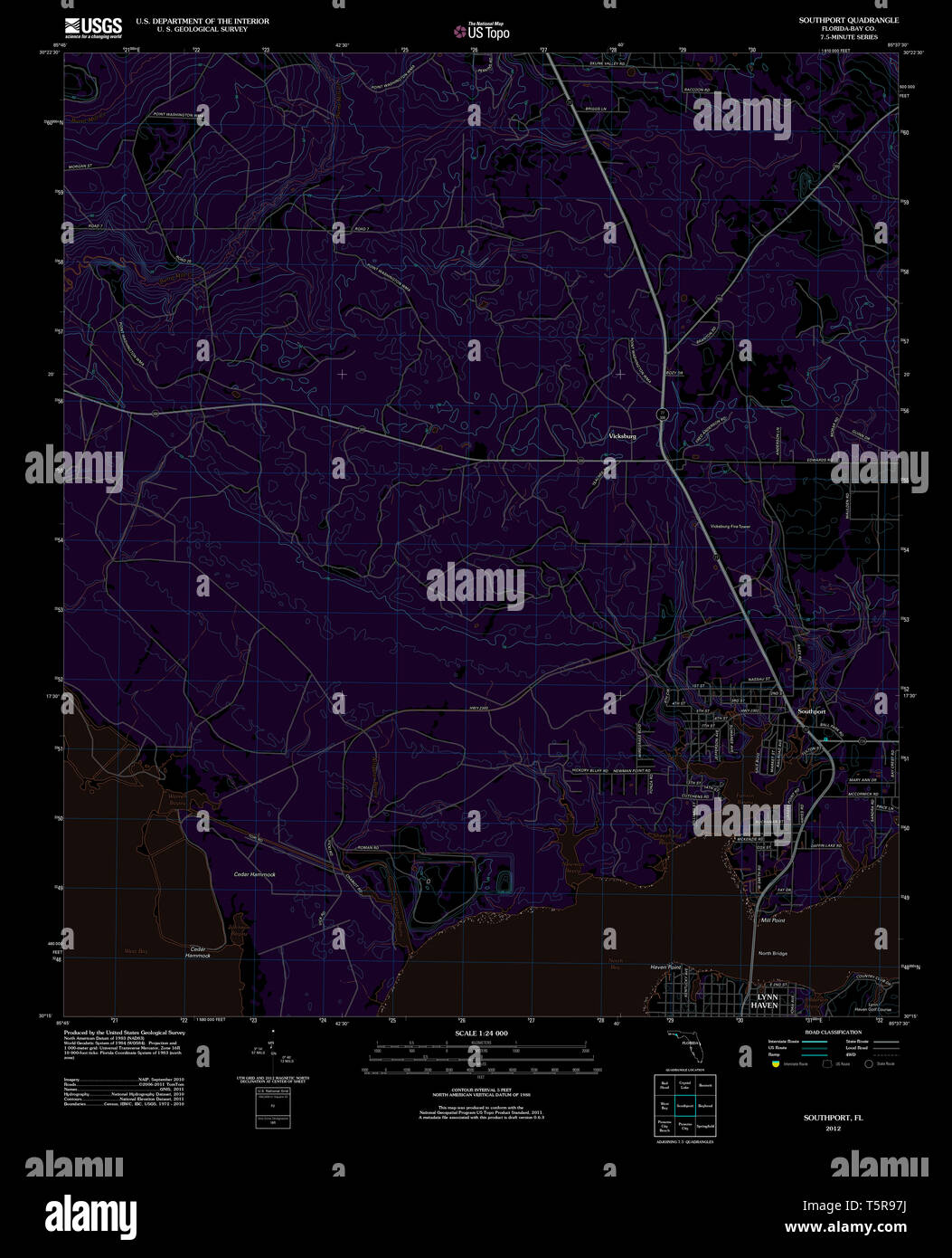 Map of southport hires stock photography and images Alamy