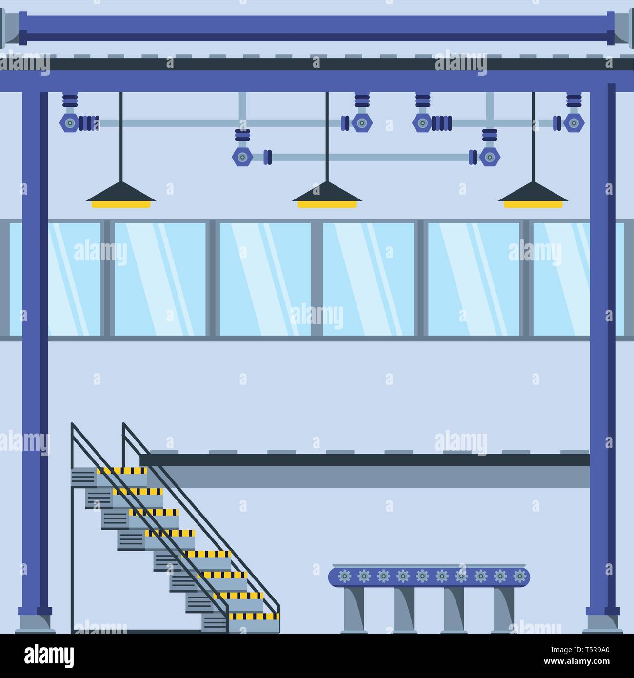 Inside Factory Vector