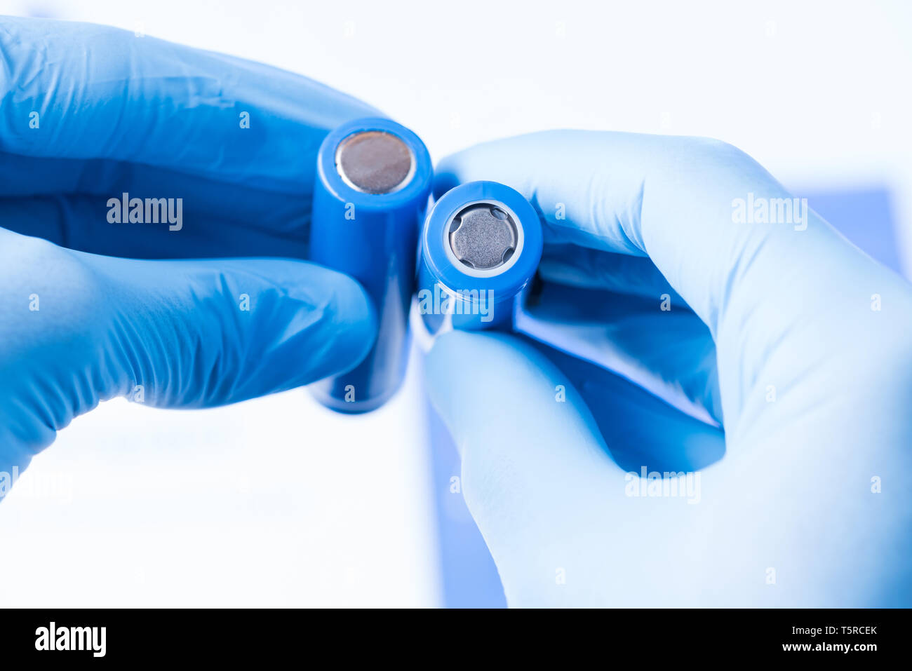 Research of new type of battery concept Stock Photo Alamy