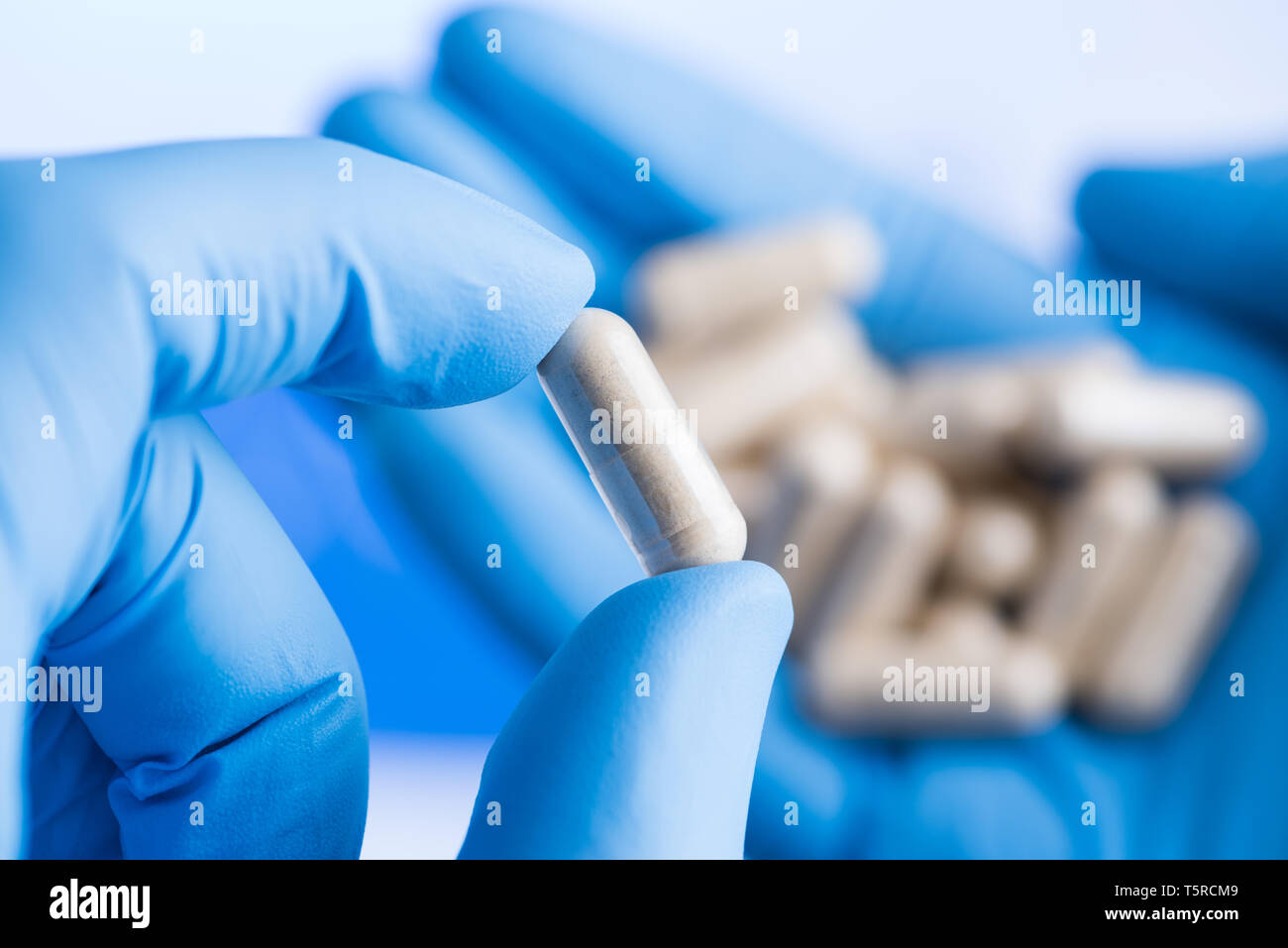 New medical treatment or supplement laboratory scientific research