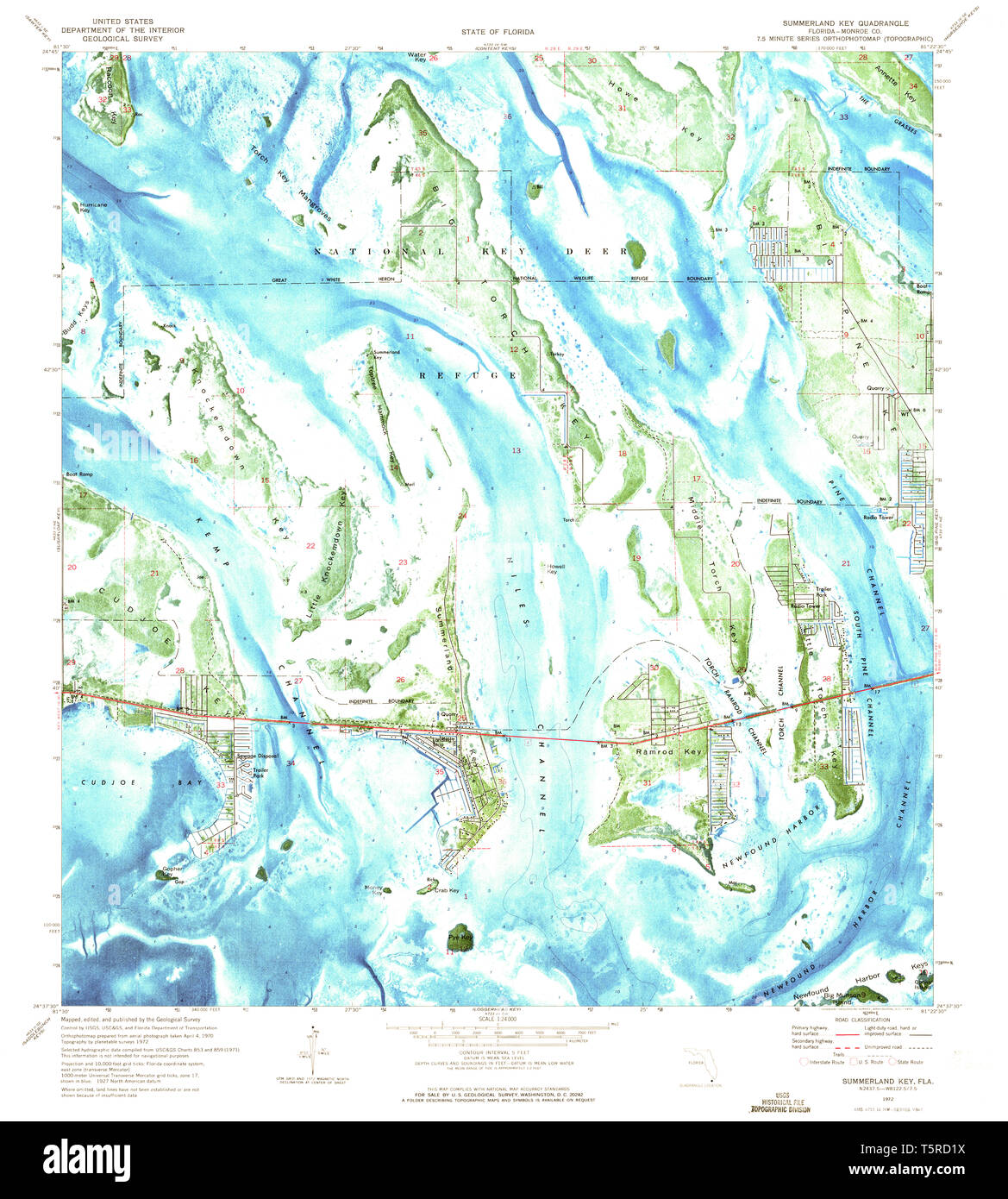 Map of summerland hires stock photography and images Alamy