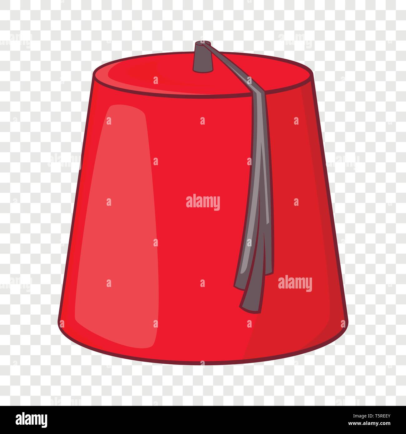 Red turkish fez icon, cartoon style Stock Vector Image & Art - Alamy