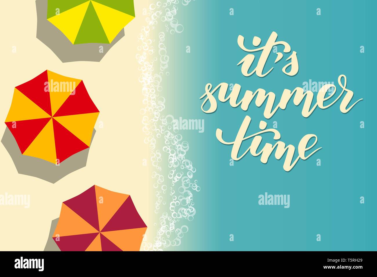 flyer template for summer time holidays Stock Vector Image & Art - Alamy