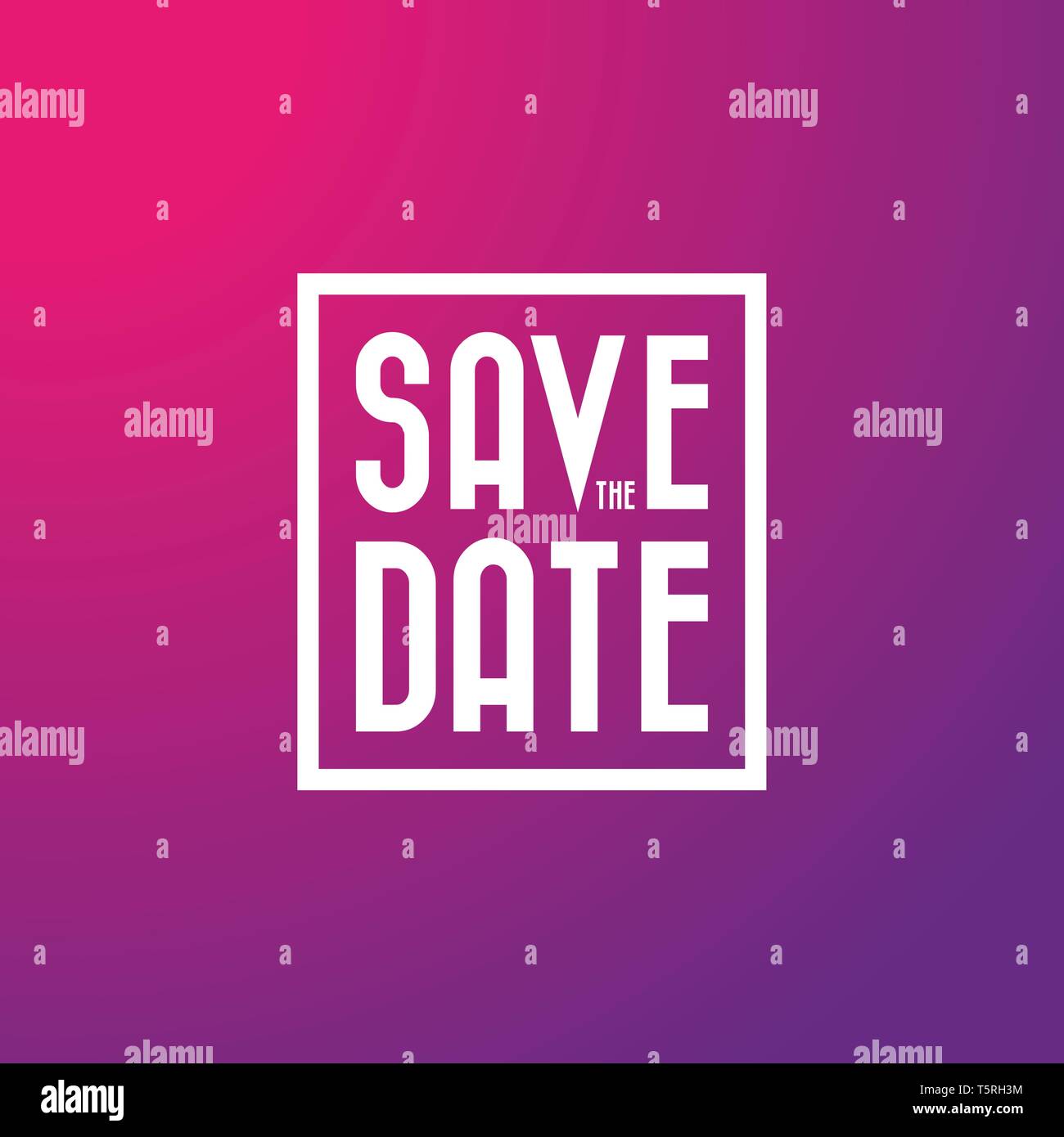 Save the Date sign lettering Stock Vector Image & Art Alamy